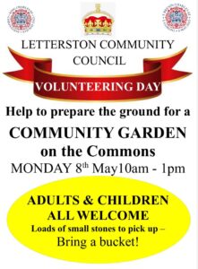 Prepare ground for Community Garden 8th May23