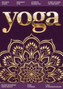 Yoga classes at Letterston Memorial Hall Wednesdays 6-7pm
